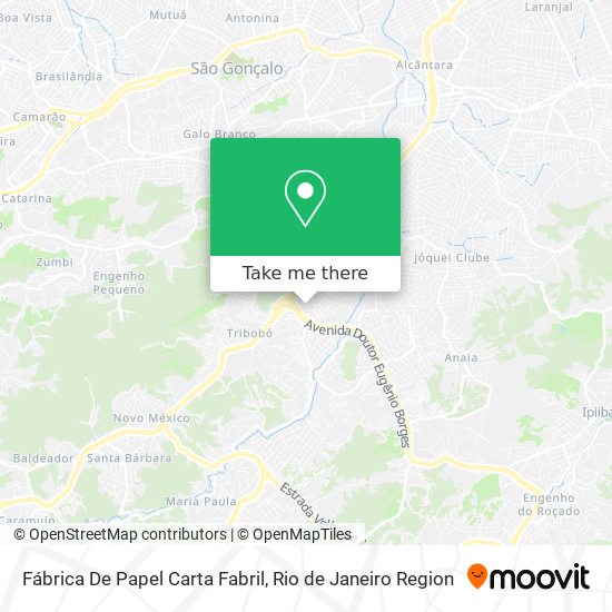 Fábrica De Papel Carta Fabril map