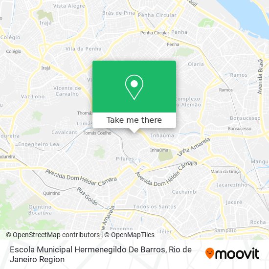 Mapa Escola Municipal Hermenegildo De Barros