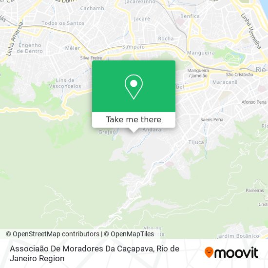 Associaão De Moradores Da Caçapava map