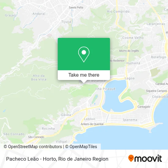 Pacheco Leão - Horto map