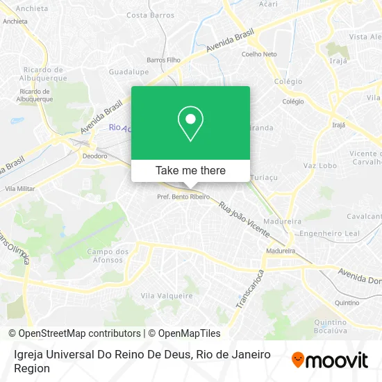 Igreja Universal Do Reino De Deus map