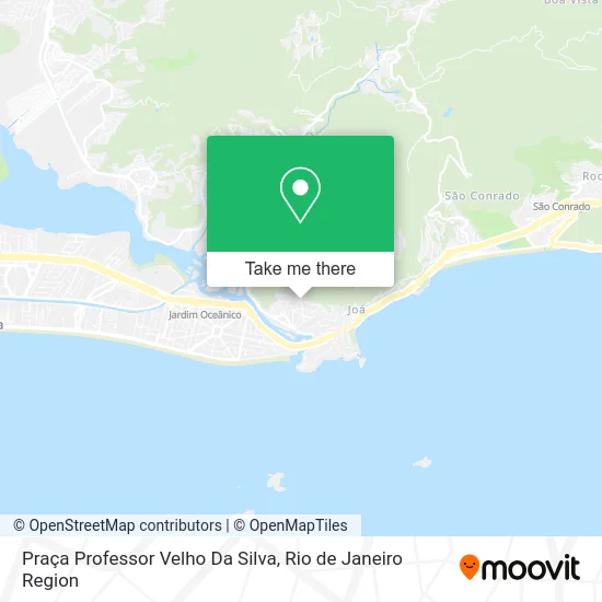 Praça Professor Velho Da Silva map
