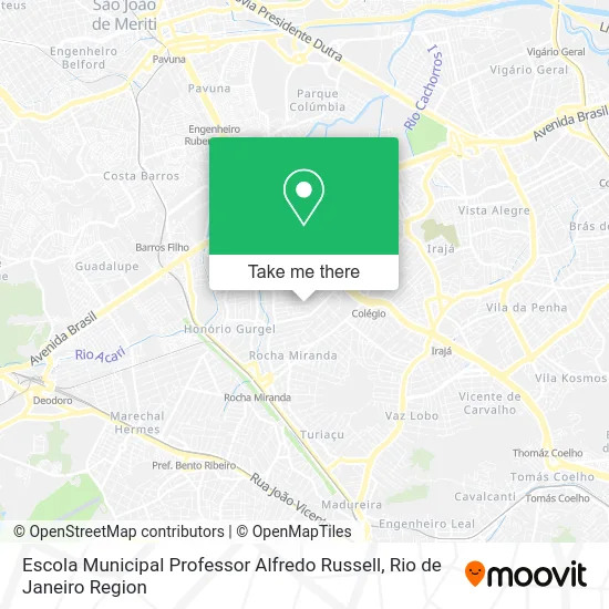Escola Municipal Professor Alfredo Russell map