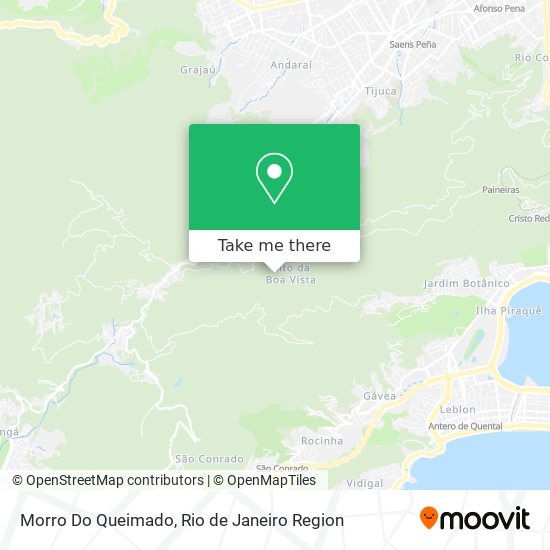 Mapa Morro Do Queimado