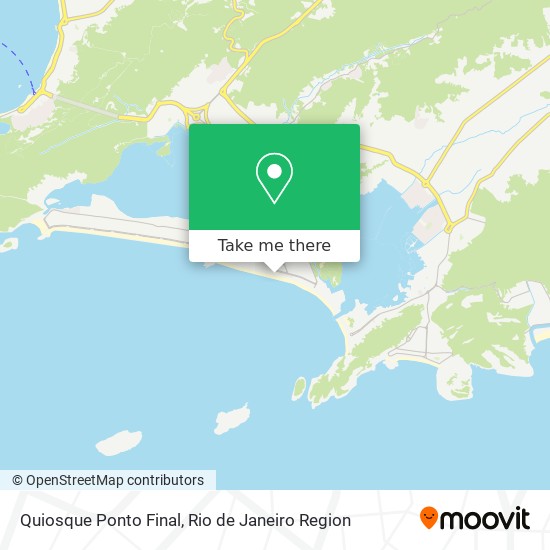 Quiosque Ponto Final map