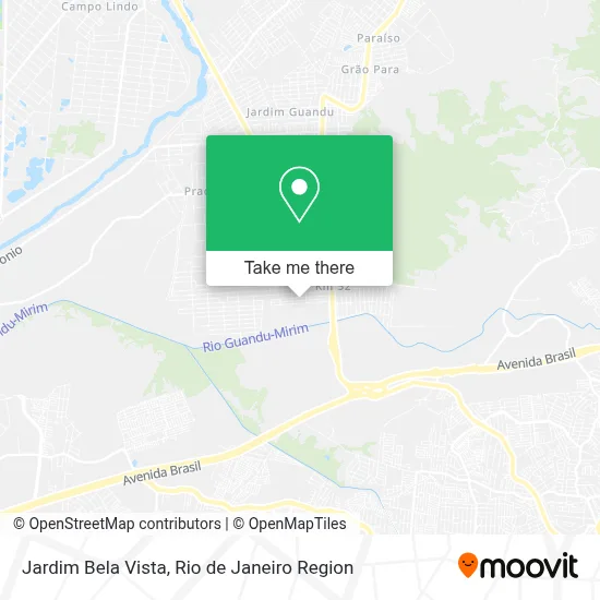 Jardim Bela Vista map