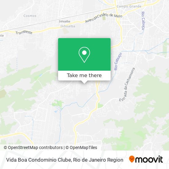 Vida Boa Condomínio Clube map