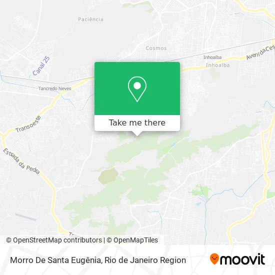 Morro De Santa Eugênia map