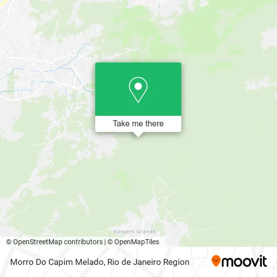 Morro Do Capim Melado map