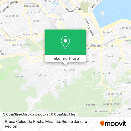 Mapa Praça Celso Da Rocha Miranda