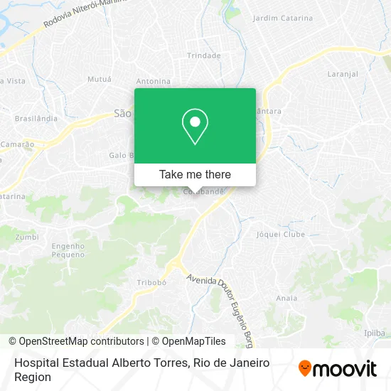 Hospital Estadual Alberto Torres map