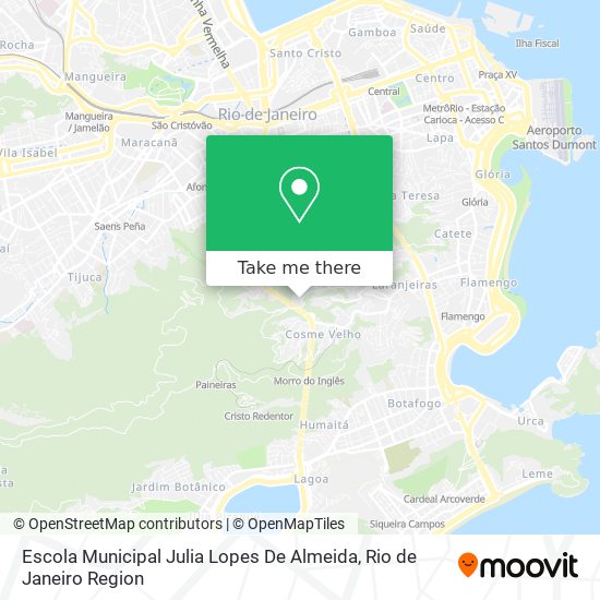 Mapa Escola Municipal Julia Lopes De Almeida