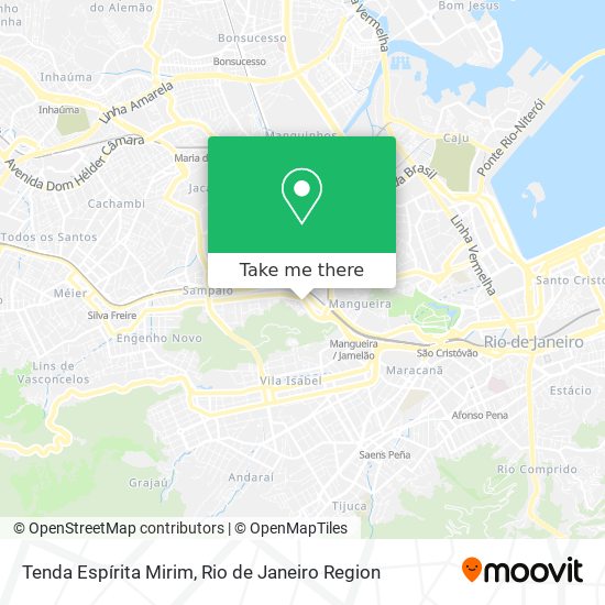 Mapa Tenda Espírita Mirim