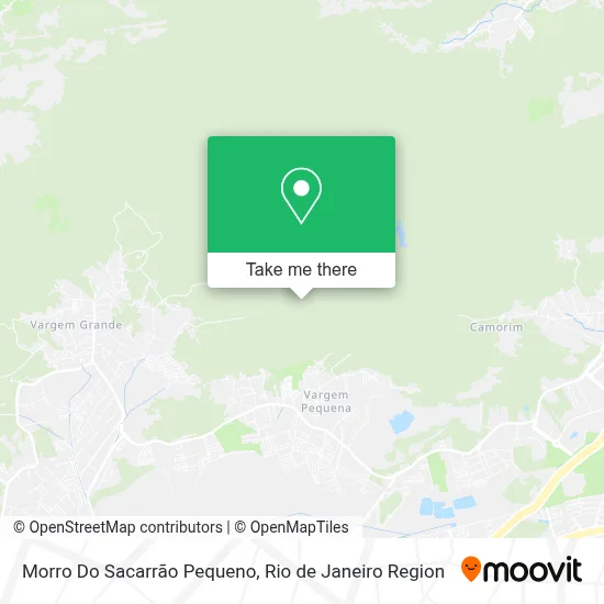 Morro Do Sacarrão Pequeno map