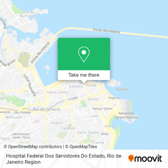 Hospital Federal Dos Servidores Do Estado map