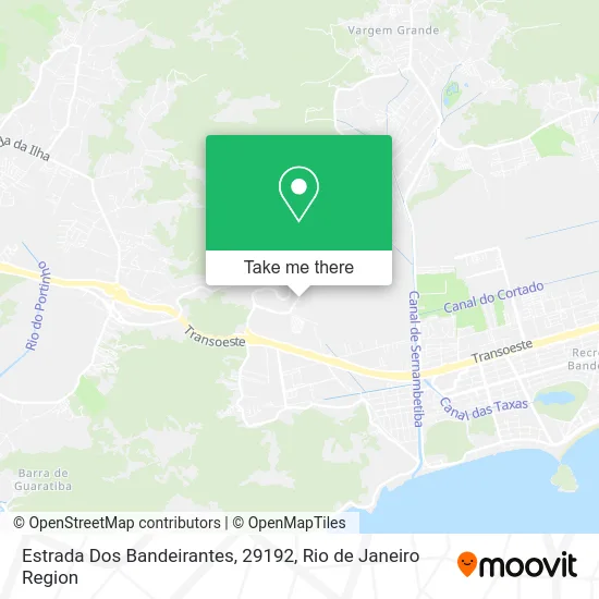 Estrada Dos Bandeirantes, 29192 map