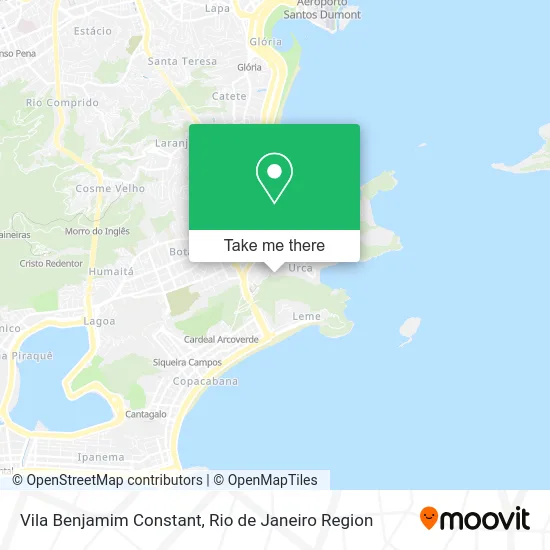 Vila Benjamim Constant map