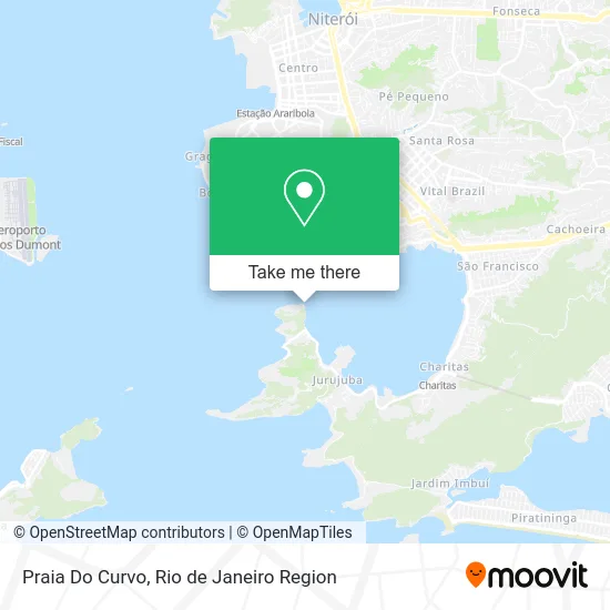 Praia Do Curvo map