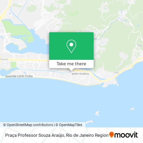 Mapa Praça Professor Souza Araújo