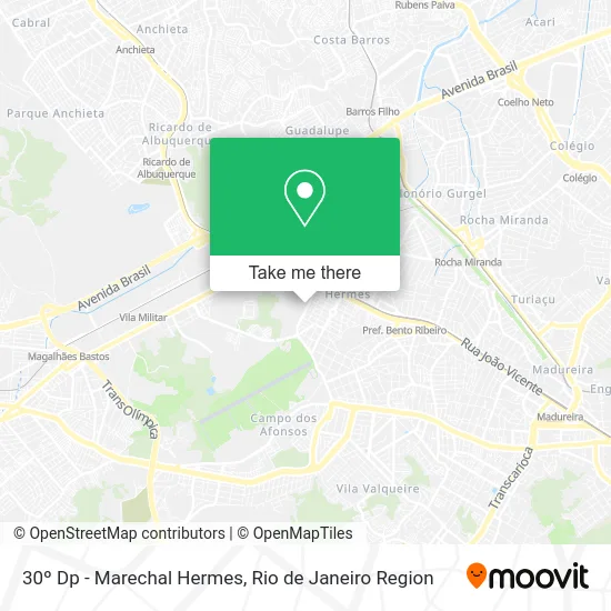 30º Dp - Marechal Hermes map