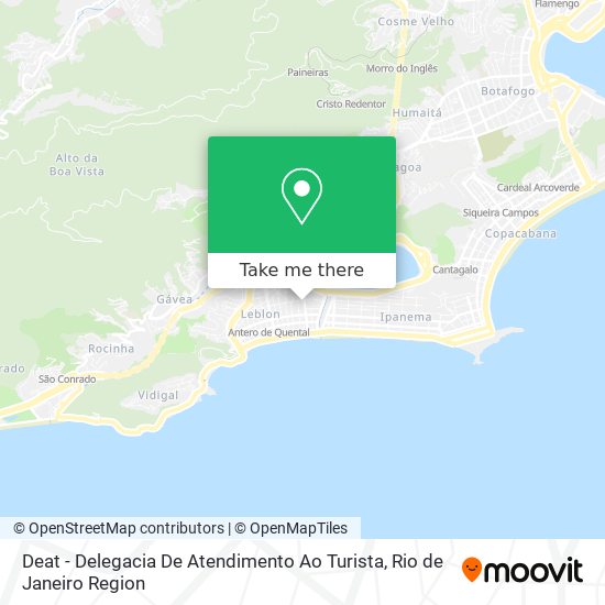 Deat - Delegacia De Atendimento Ao Turista map