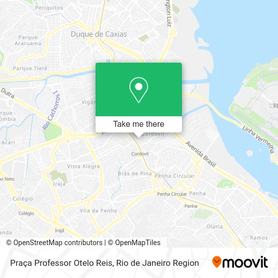 Praça Professor Otelo Reis map
