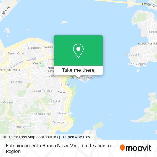 Estacionamento Bossa Nova Mall map