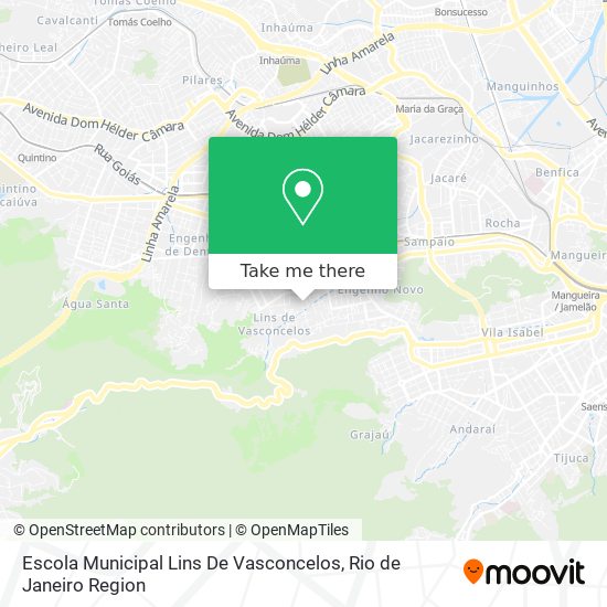 Mapa Escola Municipal Lins De Vasconcelos