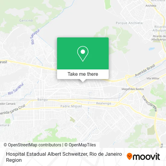 Hospital Estadual Albert Schweitzer map