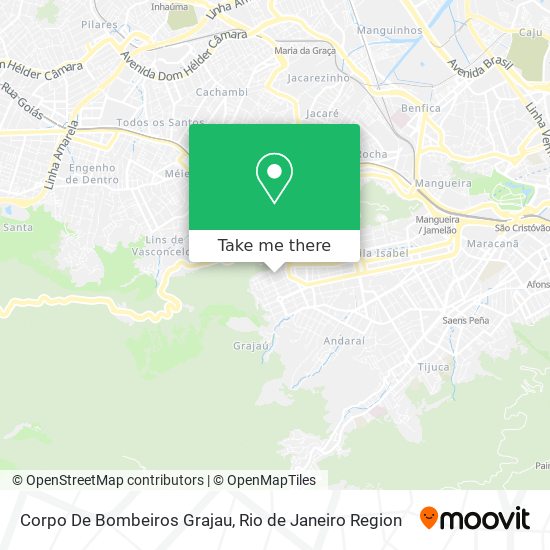 Corpo De Bombeiros Grajau map