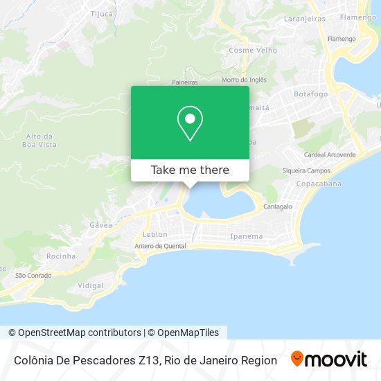 Colônia De Pescadores Z13 map
