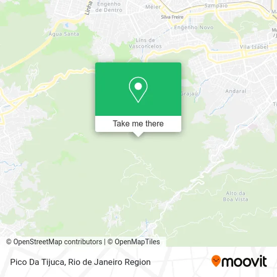 Pico Da Tijuca map
