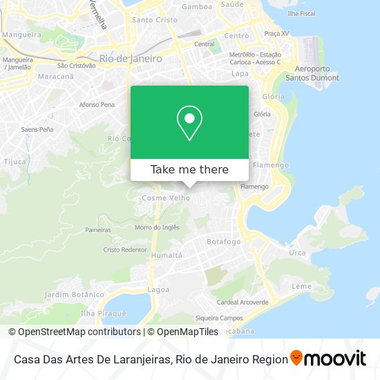 Mapa Casa Das Artes De Laranjeiras