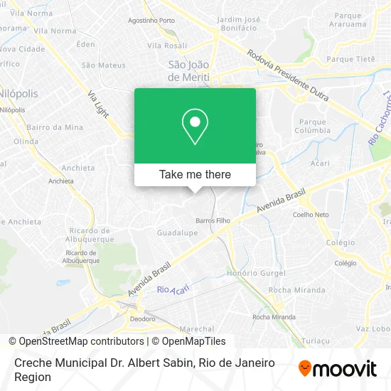 Creche Municipal Dr. Albert Sabin map