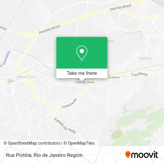 Rua Pistóia map