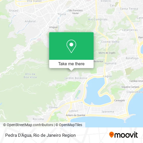Pedra D'Água map