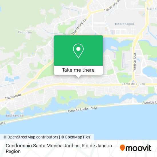 Mapa Condomínio Santa Monica Jardins