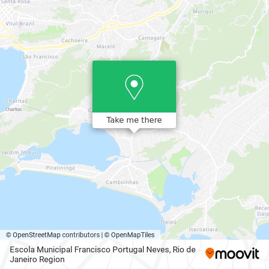 Mapa Escola Municipal Francisco Portugal Neves