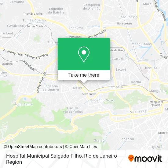 Hospital Municipal Salgado Filho map