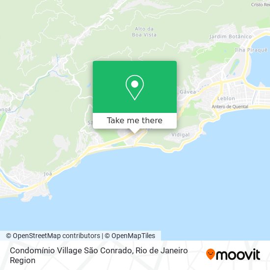Condomínio Village São Conrado map