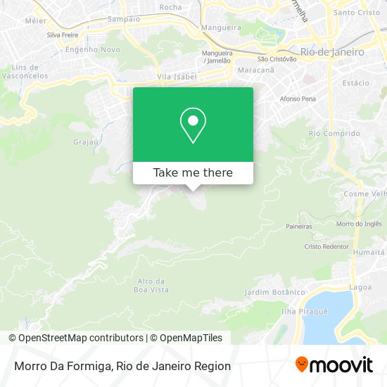 Mapa Morro Da Formiga