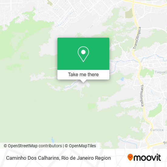 Caminho Dos Calharins map