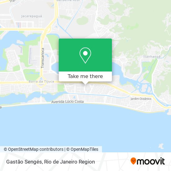 Gastão Sengés map