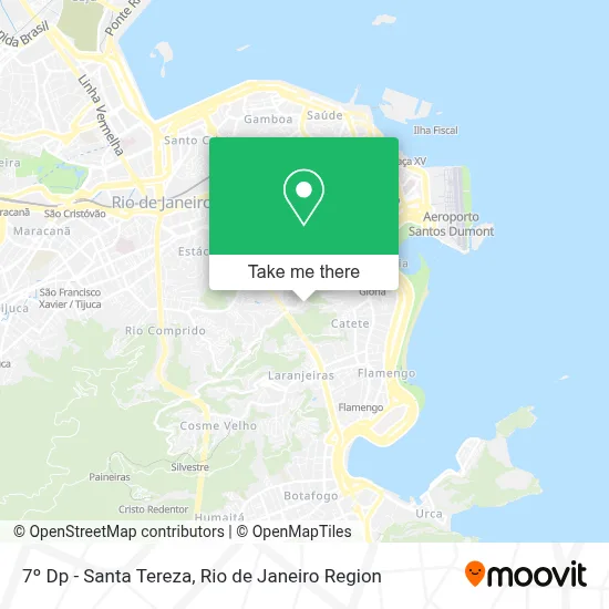 7º Dp - Santa Tereza map