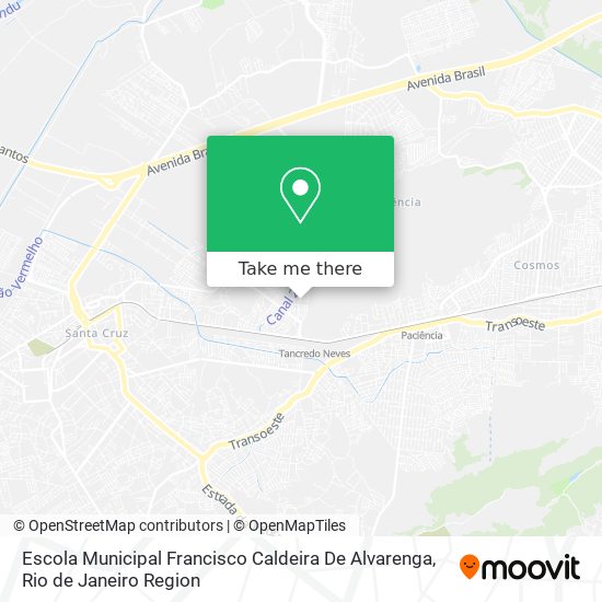 Escola Municipal Francisco Caldeira De Alvarenga map