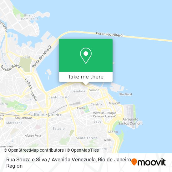 Rua Souza e Silva / Avenida Venezuela map