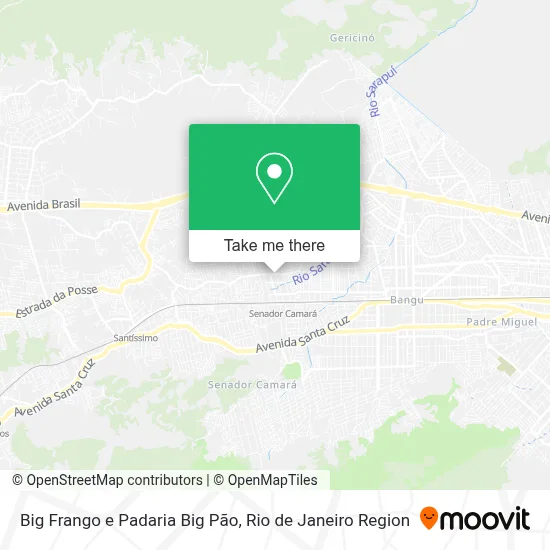 Big Frango e Padaria Big Pão map