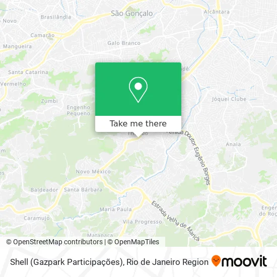 Shell (Gazpark Participações) map
