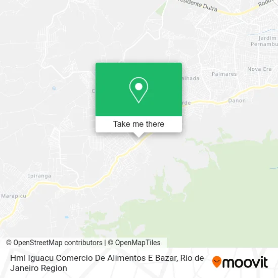 Hml Iguacu Comercio De Alimentos E Bazar map