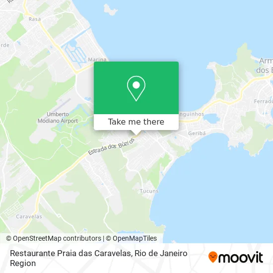 Restaurante Praia das Caravelas map